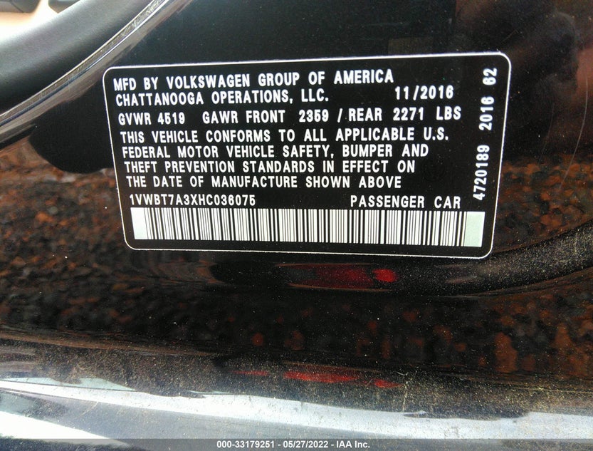 1VWBT7A3XHC036075