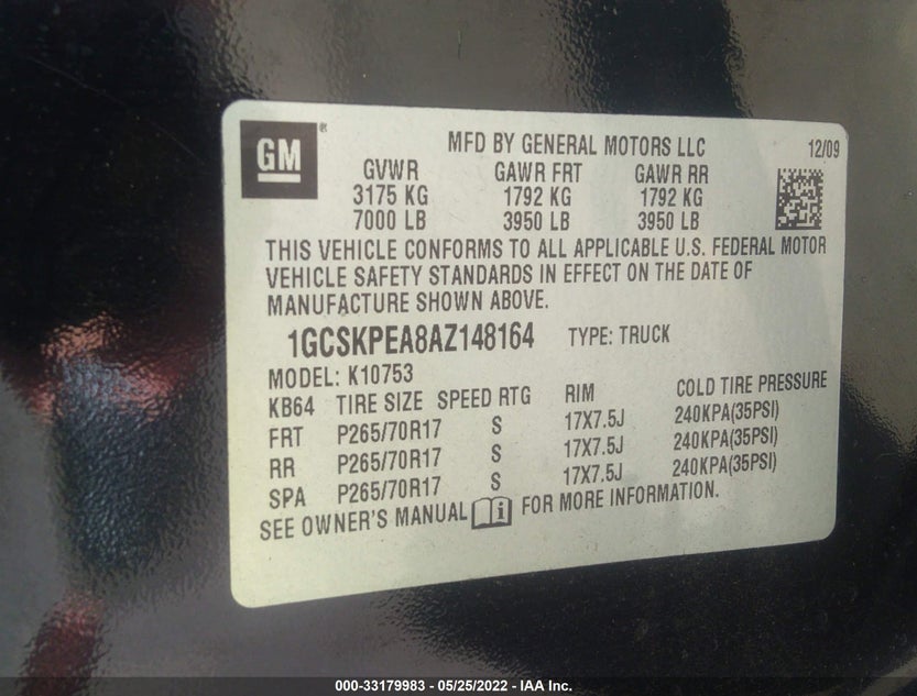 1GCSKPEA8AZ148164