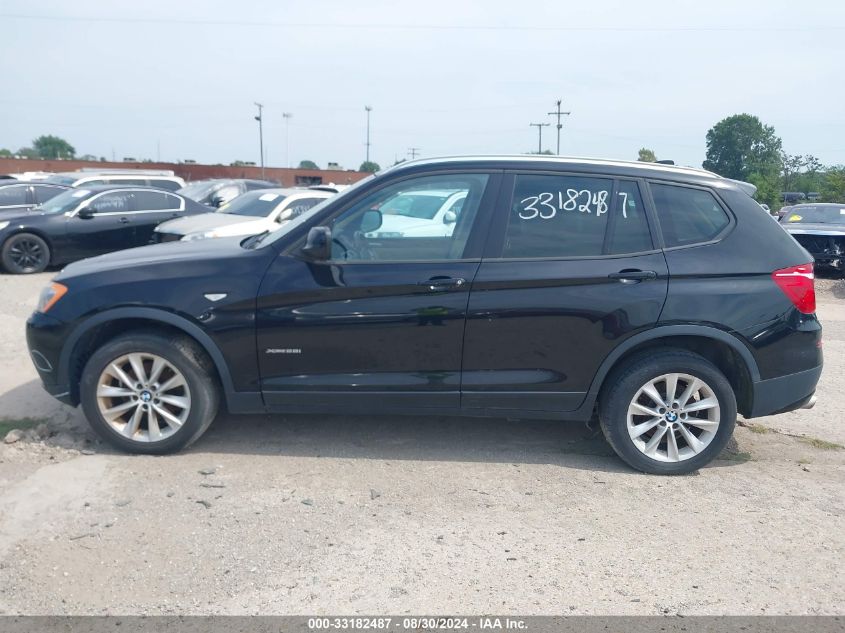 2013 BMW X3 xDrive28I VIN: 5UXWX9C56D0A17684 Lot: 33182487