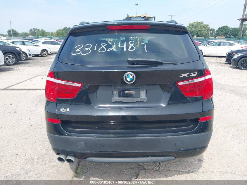 2013 BMW X3 xDrive28I VIN: 5UXWX9C56D0A17684 Lot: 33182487