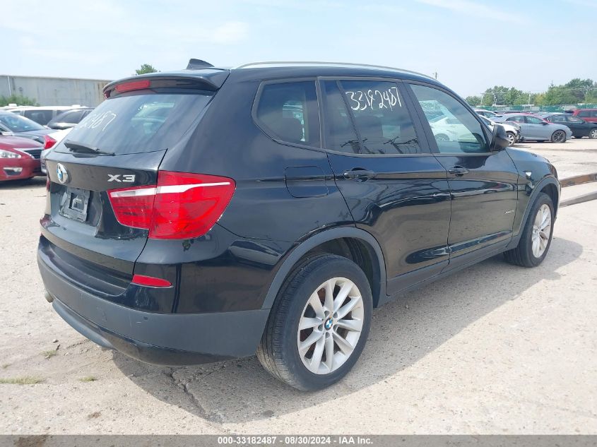 2013 BMW X3 xDrive28I VIN: 5UXWX9C56D0A17684 Lot: 33182487