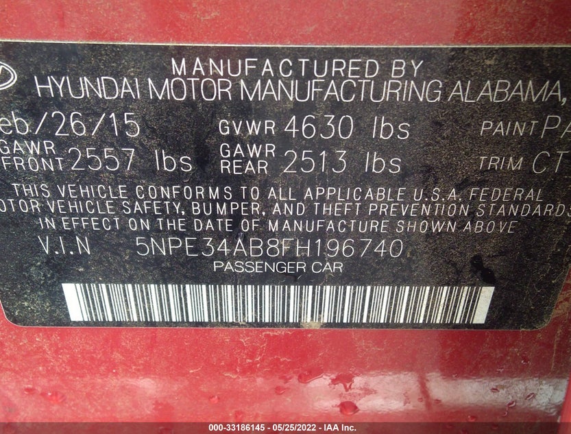 5NPE34AB8FH196740