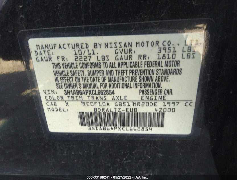 3N1AB6APXCL662854