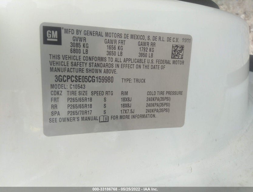 3GCPCSE05CG159980
