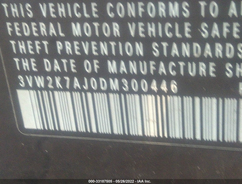 3VW2K7AJ0DM300446