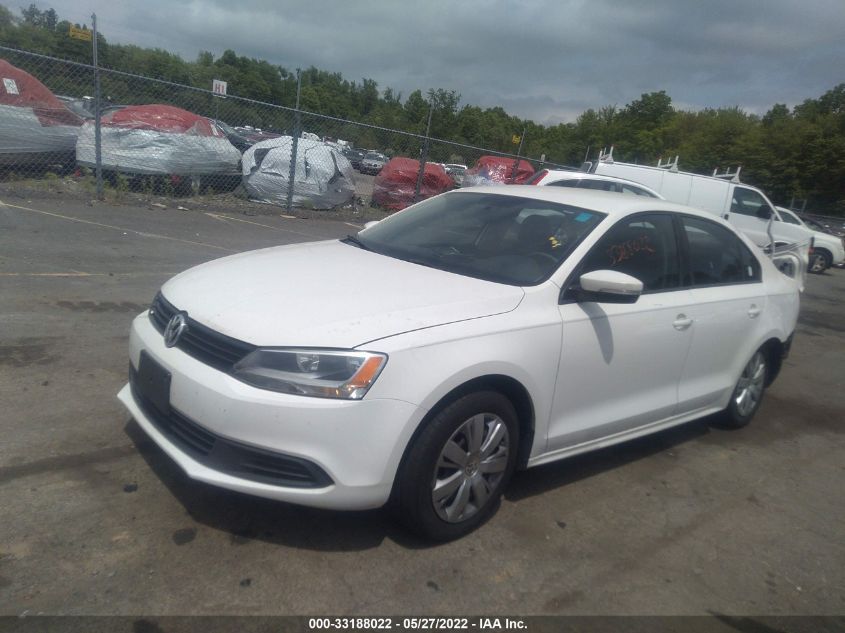 3VWDX7AJ0CM107447 2012 Volkswagen Jetta 2.5L Se