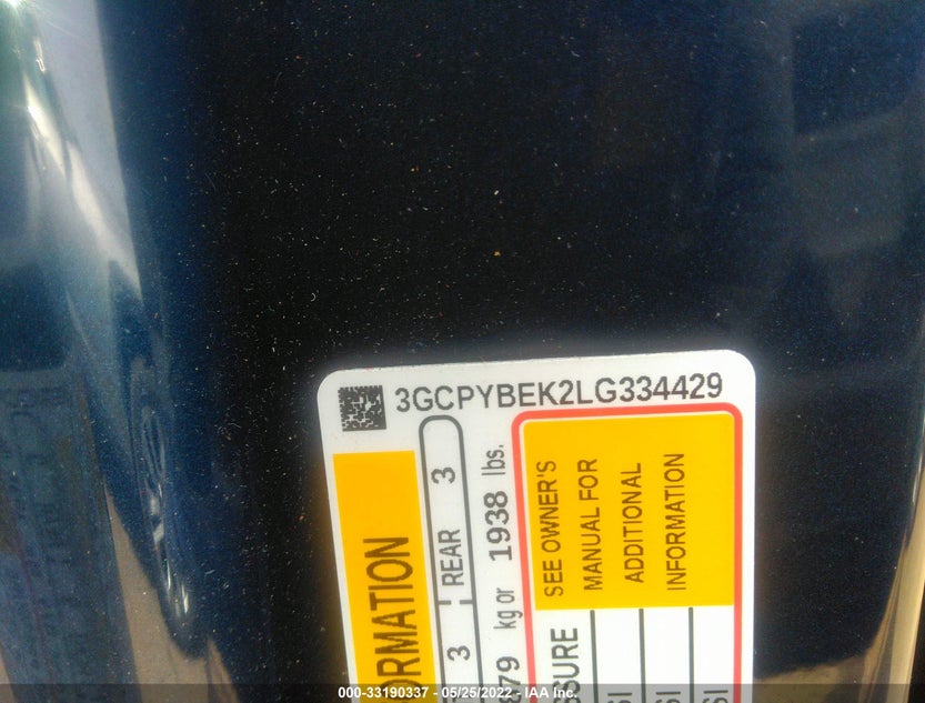 3GCPYBEK2LG334429
