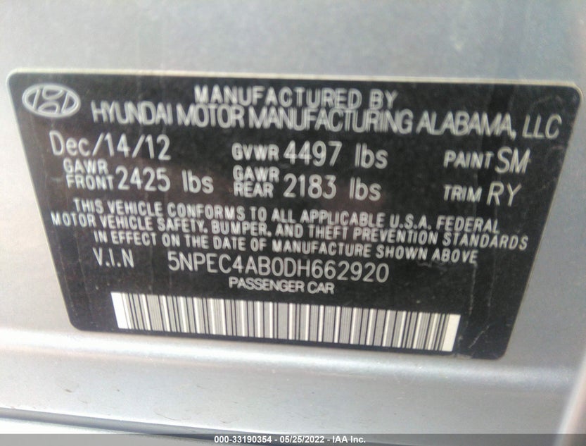 5NPEC4AB0DH662920