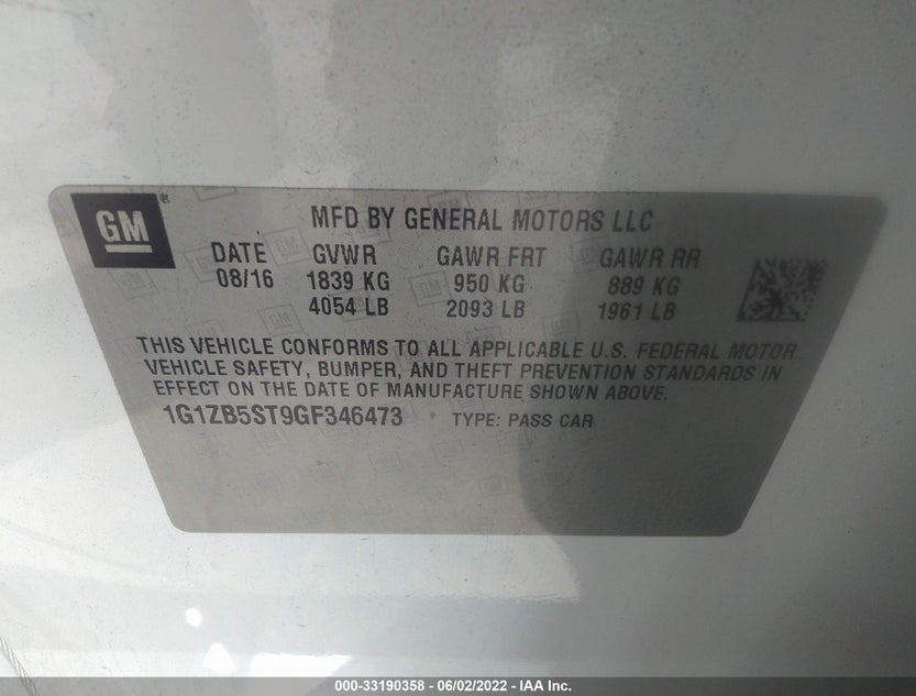 1G1ZB5ST9GF346473