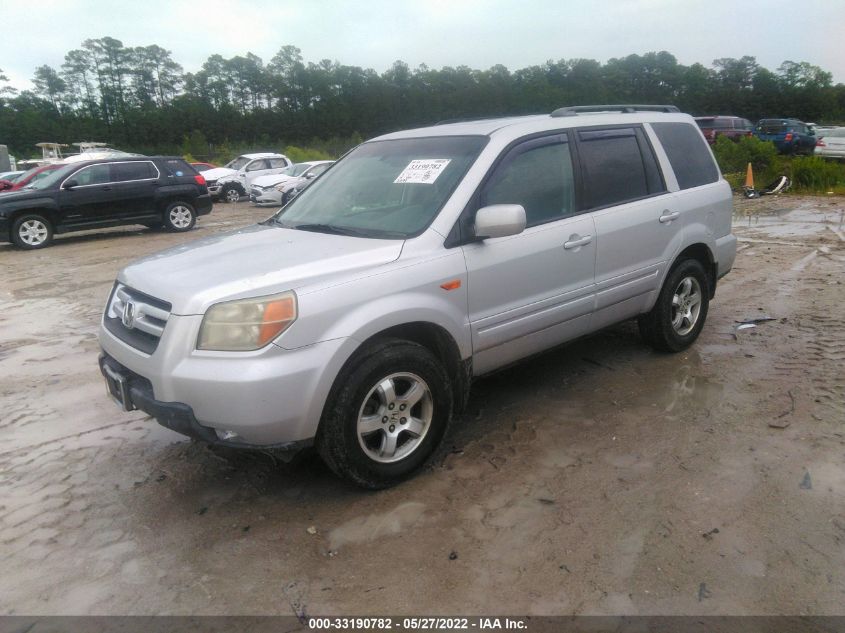 2007 Honda Pilot Ex-L VIN: 5FNYF28517B045313 Lot: 33190782