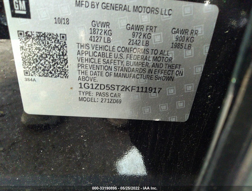 1G1ZD5ST2KF111917