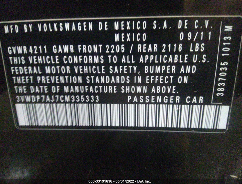 3VWDP7AJ7CM335333
