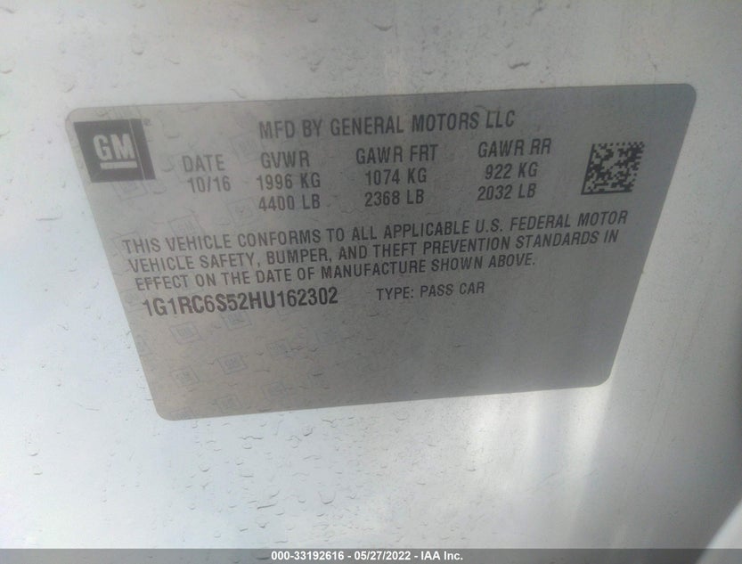 1G1RC6S52HU162302