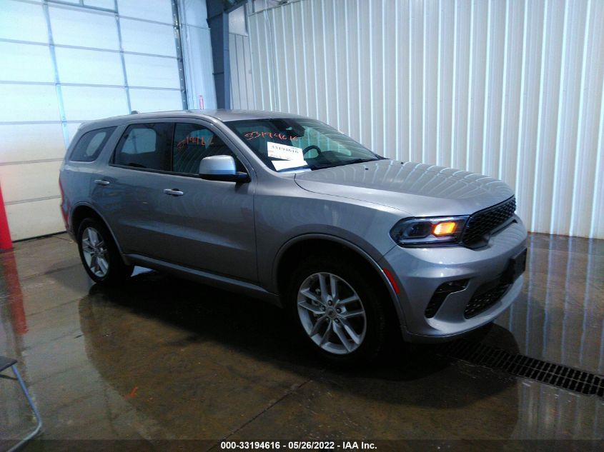 2021 Dodge Durango Gt Awd VIN: 1C4RDJDG2MC724513 Lot: 33194616