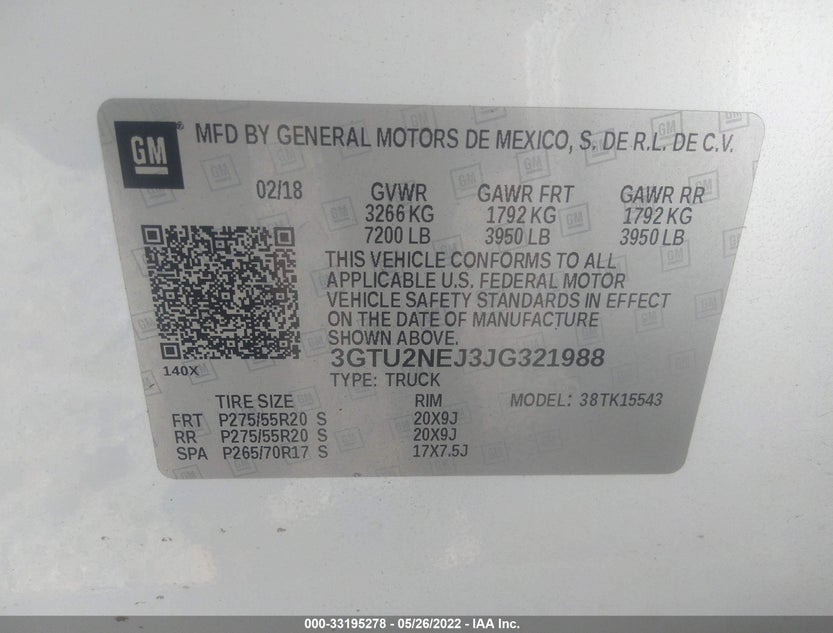 3GTU2NEJ3JG321988