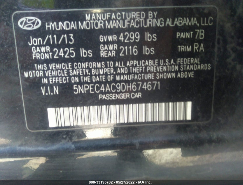 5NPEC4AC9DH674671