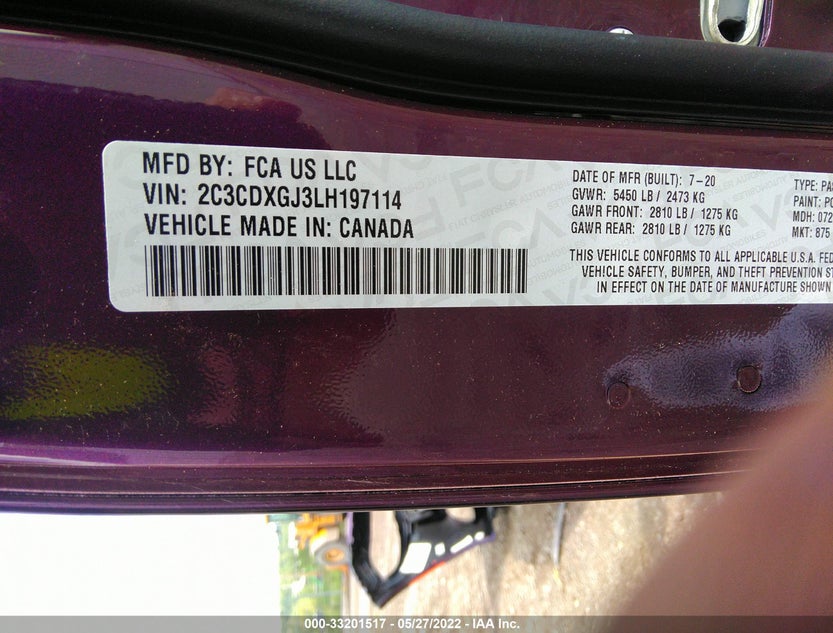 2C3CDXGJ3LH197114