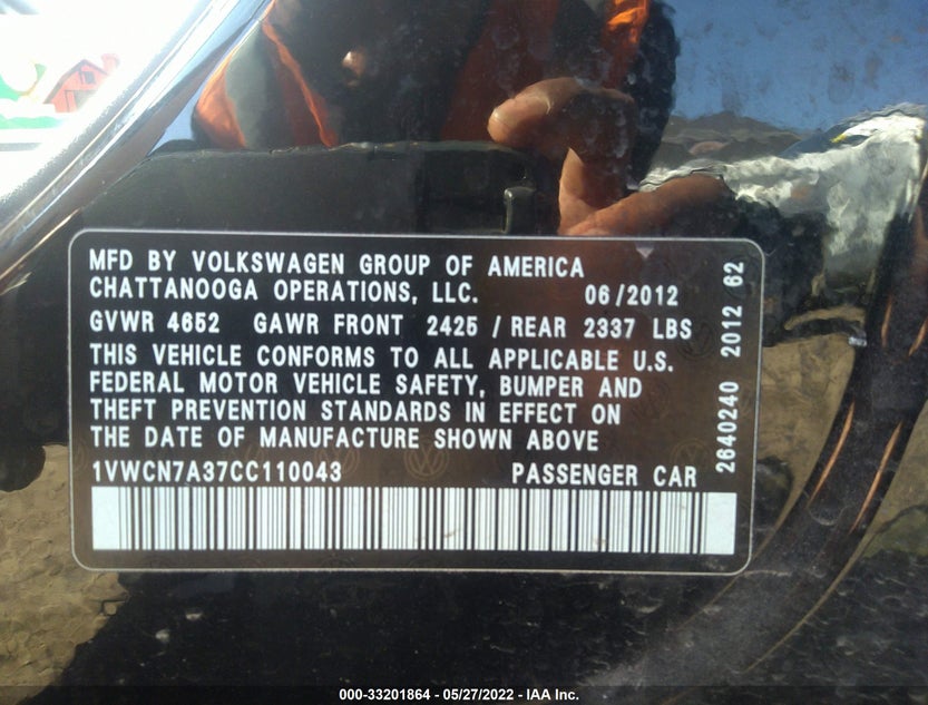 1VWCN7A37CC110043