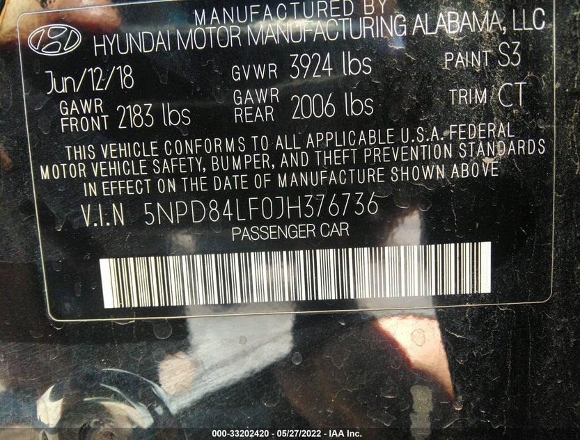 5NPD84LF0JH376736