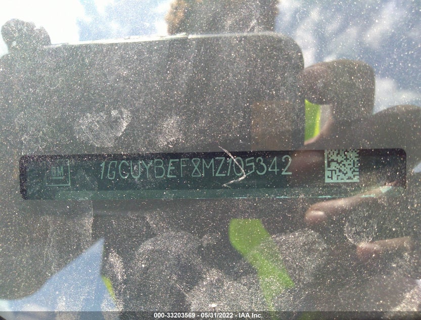1GCUYBEF8MZ105342