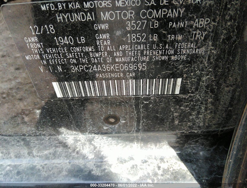 3KPC24A36KE069695
