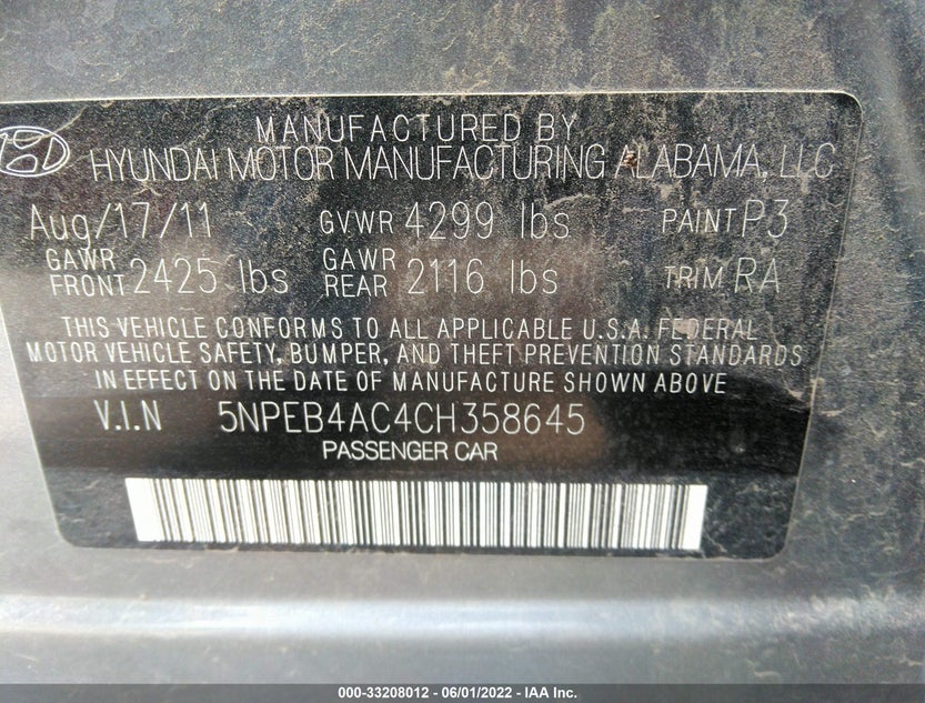 5NPEB4AC4CH358645