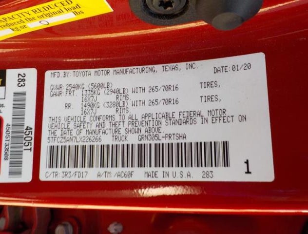 5TFCZ5AN7LX226266
