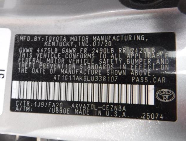 4T1C11AK6LU338107