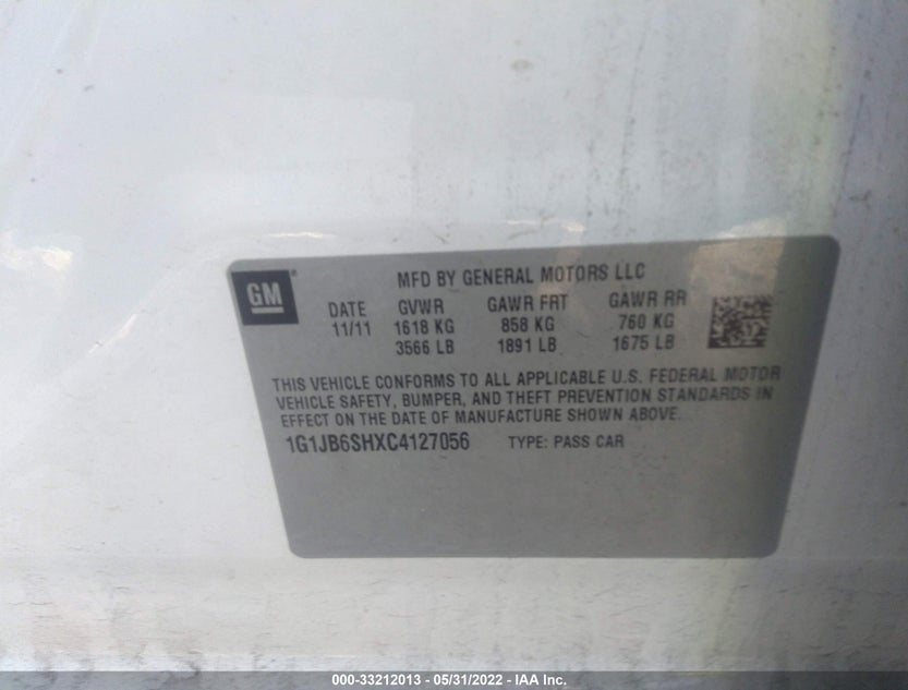 1G1JB6SHXC4127056