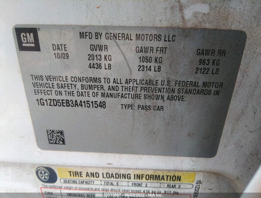1G1ZD5EB3A4151548