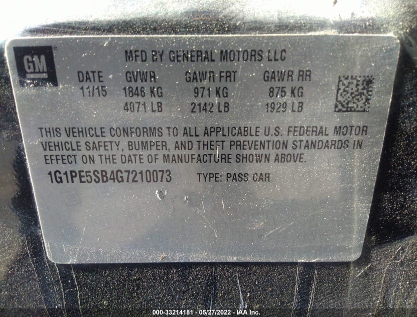 1G1PE5SB4G7210073