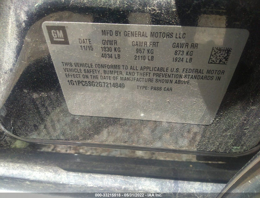 1G1PC5SG2G7214849