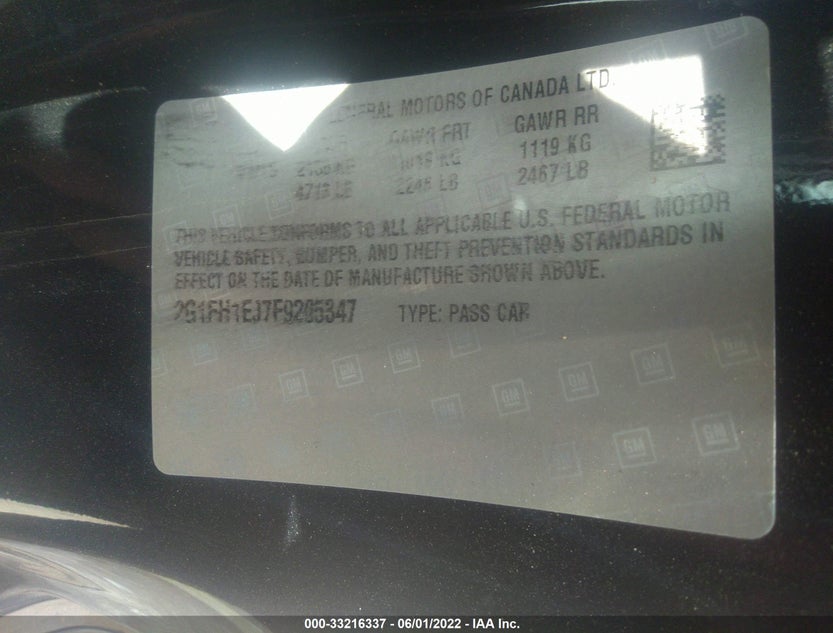 2G1FH1EJ7F9205347