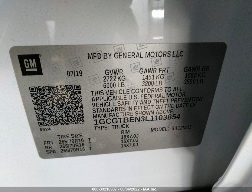 1GCGTBEN3L1103854