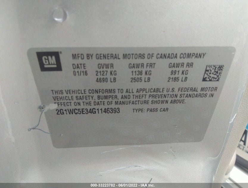2G1WC5E34G1146393