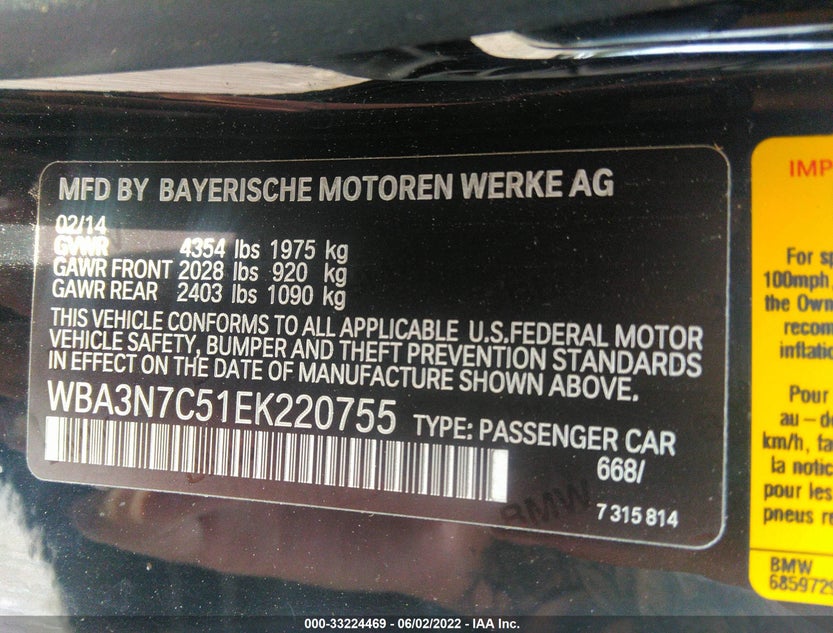 WBA3N7C51EK220755