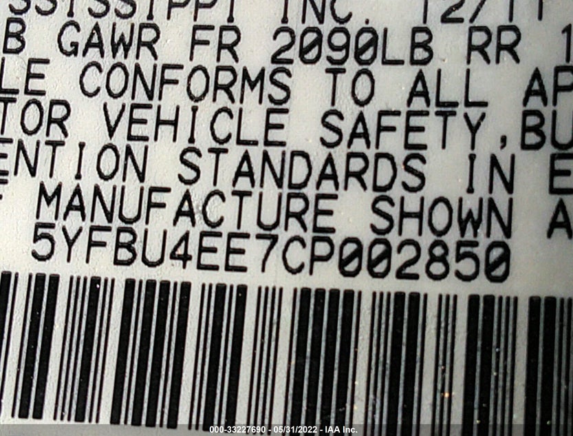 5YFBU4EE7CP002850
