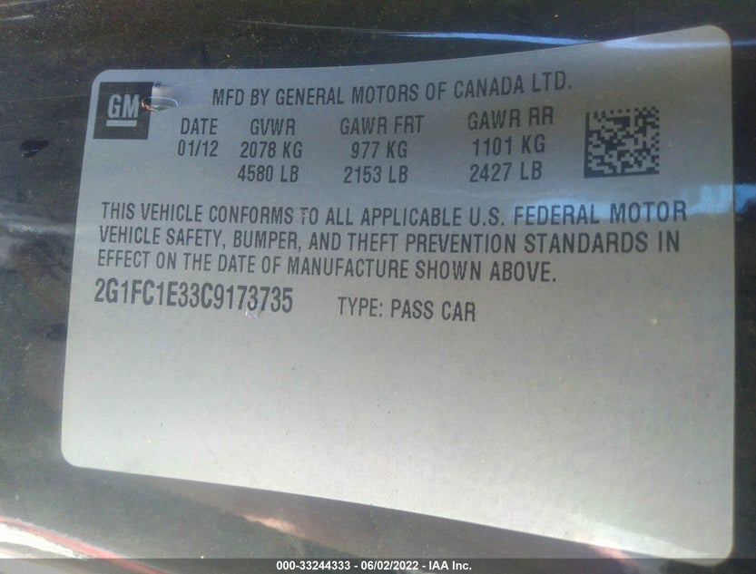 2G1FC1E33C9173735