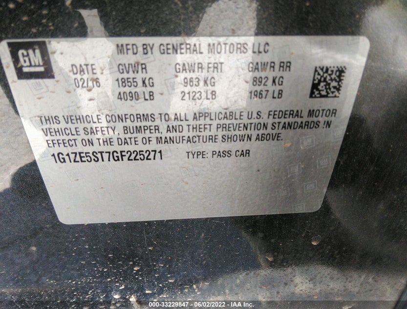 1G1ZE5ST7GF225271