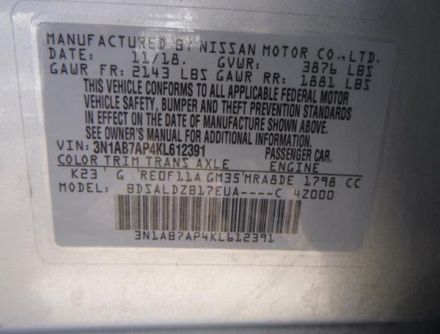 3N1AB7AP4KL612391