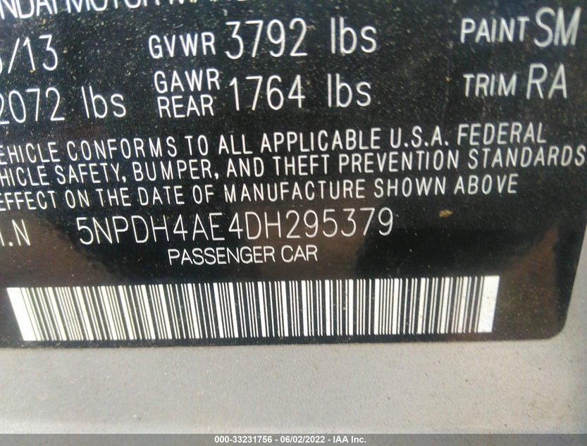 5NPDH4AE4DH295379
