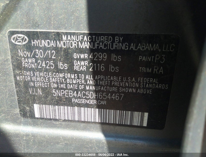 5NPEB4AC5DH654467