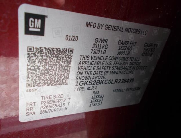 1GKS2BKC0LR238439