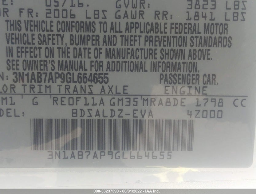 3N1AB7AP9GL664655