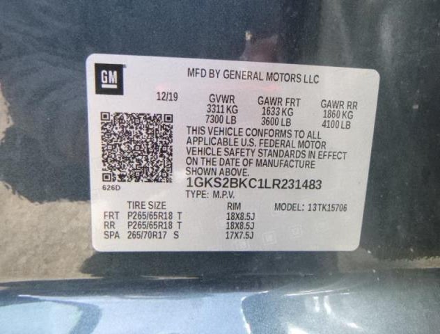 1GKS2BKC1LR231483