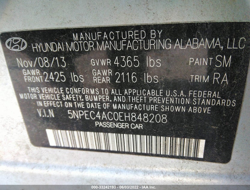 5NPEC4AC0EH848208