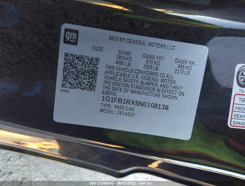 1G1FB1RX5N0108138
