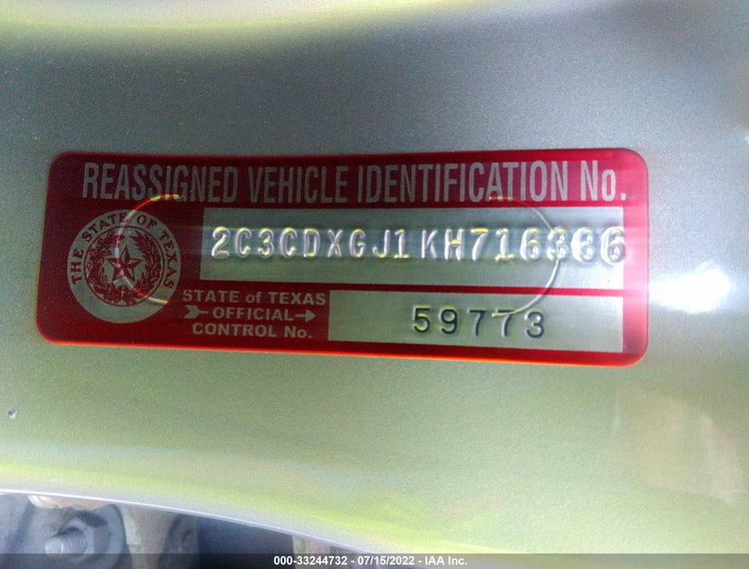 2C3CDXGJ1KH716336