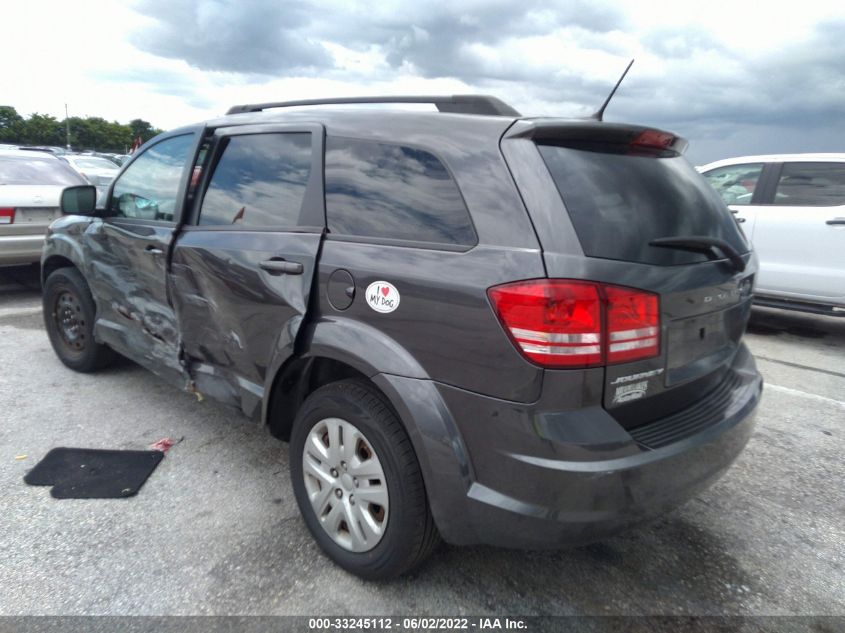 2018 Dodge Journey Se VIN: 3C4PDCAB4JT296083 Lot: 33245112