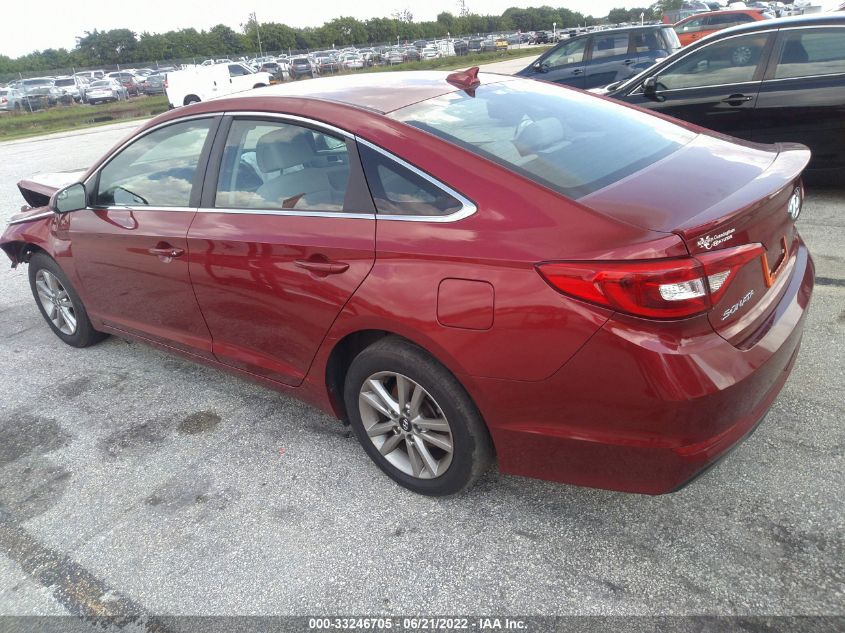 2016 Hyundai Sonata Se VIN: 5NPE24AF2GH261329 Lot: 33246705